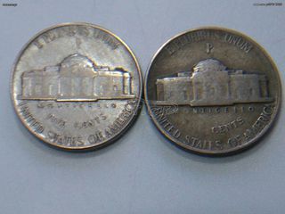 COINS Σπάνιο ΠΑΤΙΝΑ Σε σφάλμα συλλεκτικό five cents 1943 P.........Αν θέλετε να δείτε όλες τις αγγελίες μου πατήστε κάτω από το όνομα μου ευχαριστώ για το χρόνο σας-thumb-2