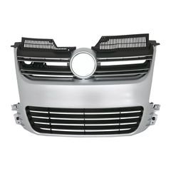 Emprós Grília katállhlh gia VW Golf 5 V (2003-2007) R32 Schediasmós Brushed Aluminium