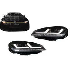 Osram Plírhs LED Fanária Emprós LEDriving katállhlo gia VW Golf 7 VII (2012-2017) Mavro anabáthmish gia Chalogóno