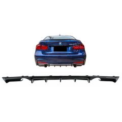 Píso profulaktíras spoiler valance diffuser Diplí éxodos gia moní exátmish katállhlh gia BMW Seirá 3 F30 F31 (2011-2019) Epídosh M Schediasmós Epístrosh me membránh ánthraka