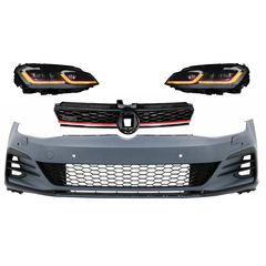 Profulaktíras gia VW Golf VII 7 13-17 LED Fanária Emprós Dunamikó Fotismós strofís 7.5 GTI Look