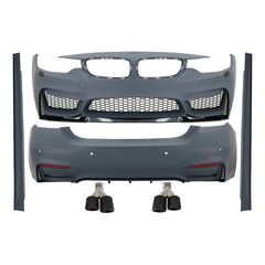 Plíres kit amaxómatos katállhlo gia BMW Seirá 4 F32 F33 Koupé Kamprioléta (2013-2019) me Ákroi Exatmíseon Schediasmós Inódes Ánthraka M4