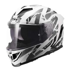 ΚΡΑΝΟΣ F/F LS2 STORM III 22.06 KAOS WHITE/GREY M
