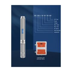 Υποβρύχια Αντλία Νερού Handuro 3inc AC/DC HD-3SC3.8-95-96-750 A/D -750W