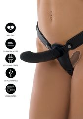 Double Vibrating Pleasure Penis Strapon Silicone 14 cm-thumb-8