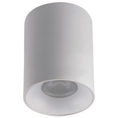 Avide Φωτιστικό Οροφής GU10 Spot Light Στρογγυλό Λευκό