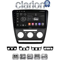 CLARION GL31005B Οθόνη OEM Multimedia Αυτοκινήτου για Skoda Octavia 2005 > 2012 (CarPlay/AndroidAuto/BT/GPS/WIFI/GPRS)