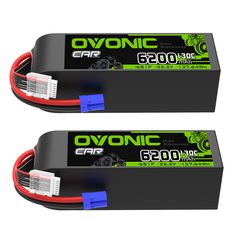 OVONIC 6S 6200mAh 22.2V 130C LiPo Battery with EC5 Plug for 1/8 & 1/7 Scale RC Car 6S RC Boat Airplane