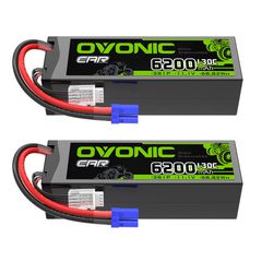 OVONIC 3S 6200mAh 11.1V 130C Lipo Battery with EC5 Plug for 1/8 & 1/10 Scale RC Car Truck RC Plane