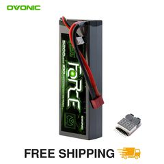 Ovonic Force 2S 5200mAh 100C 7.4V Hardcase LiPo w/ Deans Plug & Checker for 1/10 SCT