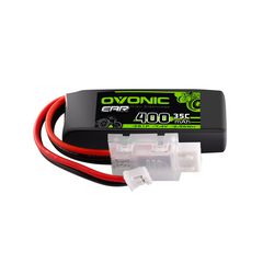 Ovonic 2S 400mAh 35C 7.4V LiPo Battery w/JST Plug