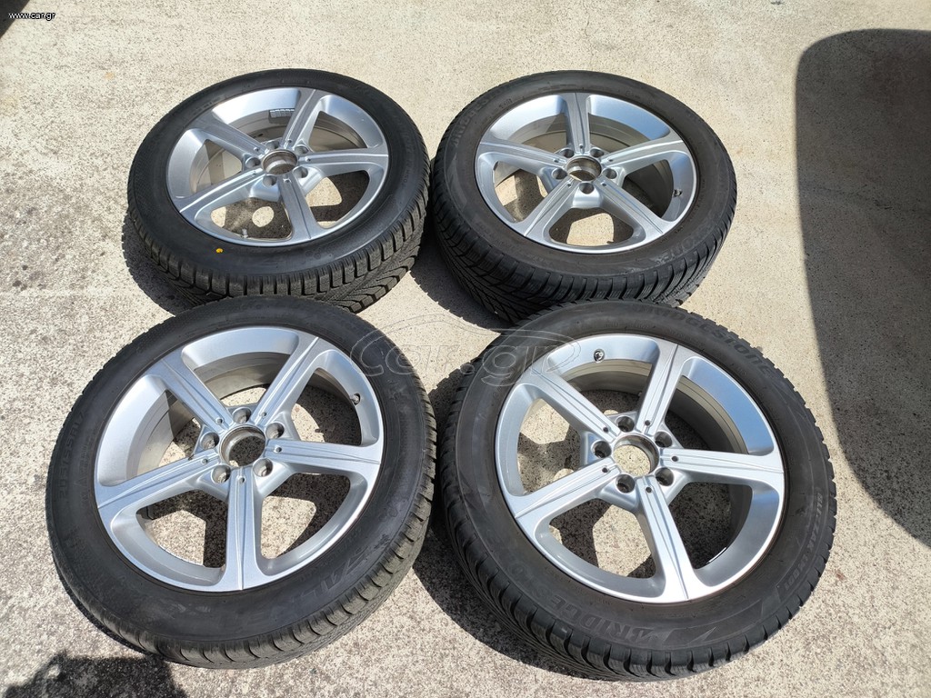 ΖΑΝΤΟΛΑΣΤΙΧΑ MERCEDES ΓΝΗΣΙΑ 17' 5x112 ΜΕ ΠΟΛΥ ΚΑΛΑ ΕΛΑΣΤΙΚΑ 205/55/17