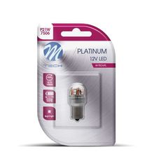M-Tech P21W 12/24V BA15s 15xSMD2835 LED ΚΟΚΚΙΝΟ CAN-BUS BLISTER M-TECH - 1 ΤΕΜ.