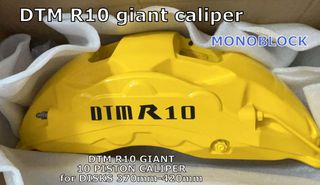 DTM R10m MONOBLOCK PORSCHE CAYENNE MACAN, BRAKE KIT. 10 piston ΓΙΑ ΡΟΤΟΡΕΣ 380mm εως 440mm ΤΙΜΗ ΖΕΥΓΟΥΣ