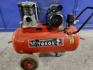 ΚΟΜΠΡΕΣΕΡ ΑΕΡΟΣ ΑΕΡΟΣΥΜΠΙΕΣΤΗΣ TOROS 90LT 10BAR