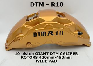 φρενα MERCEDES BENZ M GLASS GLE COUPE GLA ALL MODLES DTM R10m MONOBLOCK RED DTM 10 PISTONS CALIPERS FOR DISKS 380mm-440mm NEED WHEEL from 20''.up 24"
