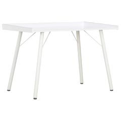 vidaXL Γραφείο Λευκό 90 x 50 x 79 εκ.