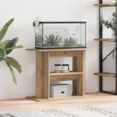 vidaXL Βάση Ενυδρείου Artisan Δρυς 80x35x60 εκ. από Τεχνητό Ξύλο