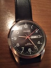 Pulsar (με μηχανισμό Seiko), Κάσα 38mm, Αδιαβροχοποίηση 100m, σε πολύ καλή κατάσταση!