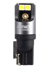 Amio t10 w5w canbus led 6000k ψυχρό λευκό 12-24v