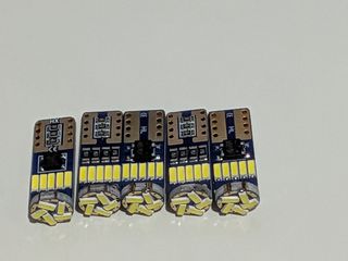 T10 w5w-canbus 15 smd 4014 12v 250 lumens ψυχρό λευκό 5 τεμ.