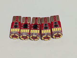 T10 w5w canbus λευκό 6000k 5 τεμάχια