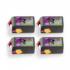 Ovonic Rebel 2.0 6S 1550mAh 150C LiPo Battery w/XT60 for 5-6" FPV Racing & Freestyle (2/4 Pack)