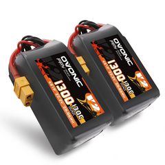 Ovonic 130C 6S 1300mah Lipo Battery 22.2V Pack with XT60 Plug for FPV Racing
