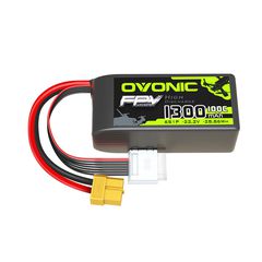Ovonic 6S 1300mAh 100C LiPo Battery Pack 22.2V XT60 Plug for FPV Racing & Freestyle Drones