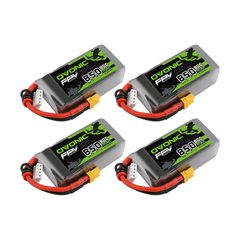 4×Ovonic 11.1V 850mAh 3S 80C Lipo Battery with XT30 Plug for FPV