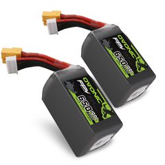 2x Ovonic 100C 650mah 6S Lipo Battery 22.2V Pack with XT30 Plug for FPV Racing Drone Multirotor Drone