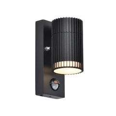 VTAC – Φωτιστικό Τοίχου LED Εξωτερικού Χώρου GU10 με Ανιχνευτή Κίνησης PIR Μαύρο IP44 – SKU: 24306
