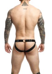 MOB Erotic Wear DNGEON Peakaboo Jock Green OS