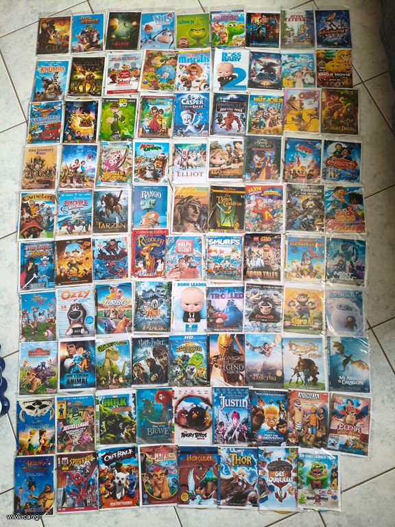 Σετ 90 παιδικά DVD