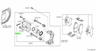 ΚΑΛΥΜΜΑ ΚΕΦΑΛΗΣ ΒΙΔΑΣ ΦΡΕΝΟΥ NISSAN  4112916505