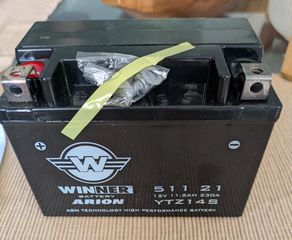 Μπαταρία Μηχανής WINNER ARION AGM YTZ14S (12V, 11.2AH, 230A)