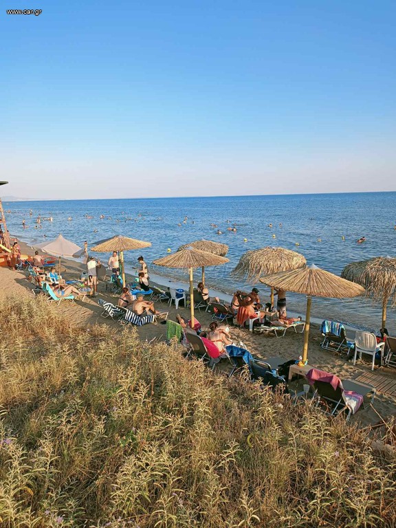 Ξαπλώστρες ομπρέλες beach bar