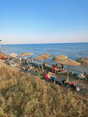 Ξαπλώστρες ομπρέλες beach bar