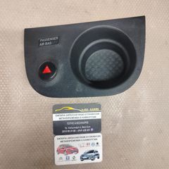 SEAT LEON 05-13 ΠΟΤΗΡΟΘΗΚΗ ΜΕ ΔΙΑΚΟΠΤΗ ΑΛΑΡΜ  ΚΑΙ ΕΝΔΕΙΞΗ AIRBAG 1P1858331 5P095323B