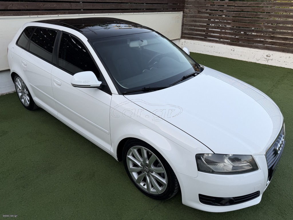 Audi A3 2010 PANORAMA/AΥΤΟΜΑΤΟ F1/SPORTBACK/CLIMA/LED/ZAΝΤΕΣ 17'/ΕΛΛΗΝΙΚO