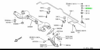 ΛΑΣΤΙΧΟ ΖΑΜΦΟΡΑΚΙ NISSAN MICRA K11  PRIMERA P11    5611290J05