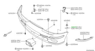ΠΛΑΙΝΟ ΒΑΣΗΣ ΠΡΟΦΥΛΑΚΤΗΡΑ  NISSAN MICRA K11  620944F110