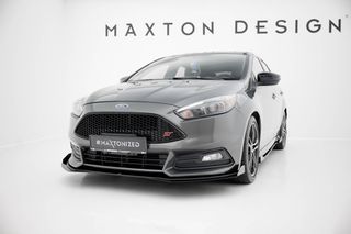 Street Pro Εμπρός Σπόιλερ + Flaps Ford Focus ST Mk3 Facelift