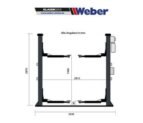 ΑΝΥΨΩΤΙΚΟ ΗΛΕΚΤΡΟΥΔΡΑΥΛΙΚΟ ΔΙΚΟΛΩΝΟ 4Τ Weber Classic Series QSD-4000A (220V)-thumb-1