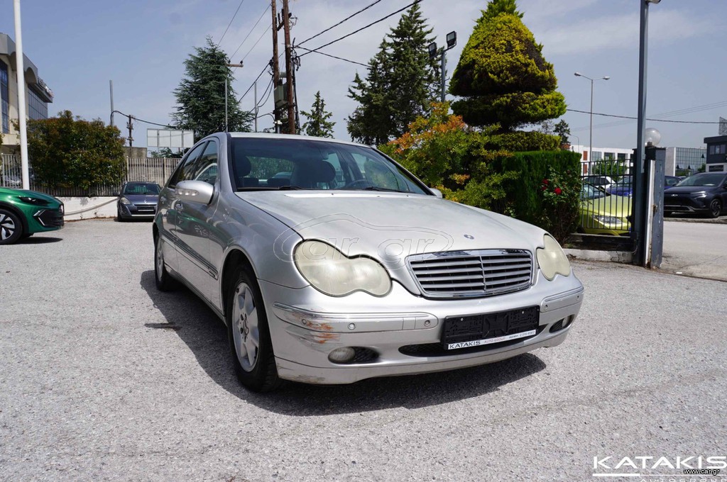 Mercedes-Benz C 200 2002 Elegance ΗΛΙΟΡΟΦΗ,Bluetooth,Alu,Clima