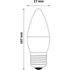 Avide Value LED Κερί E27 7W Ψυχρό 6400K-thumb-1