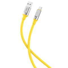 XO NB251 6A Καλώδιο Φόρτισης + Data για Type-C L=1m Κίτρινο