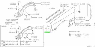 ΑΠΟΣΤΑΤΗΣ ΦΤΕΡΟΥ ΕΜΠΡΟΣ  NISSAN  MICRA K11    6382641B00