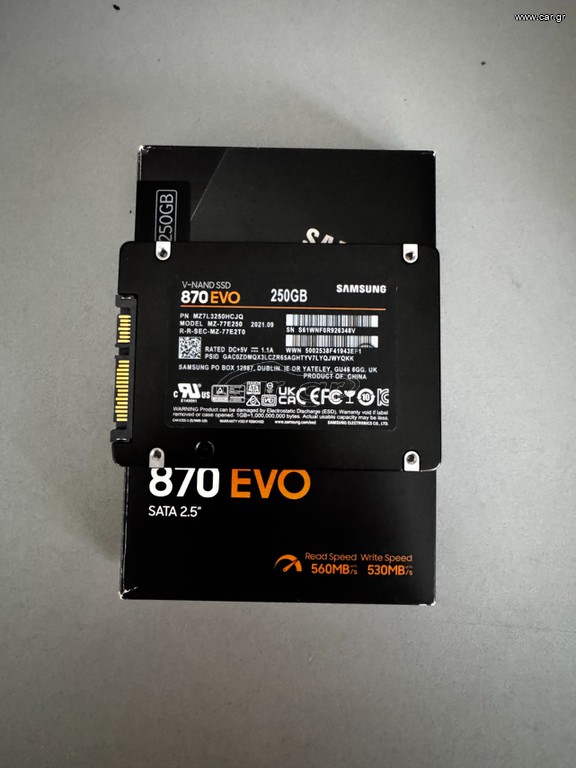 SAMSUNG 870EVO 250GB