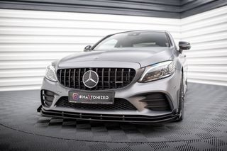 Street Pro Εμπρός Σπόιλερ + Flaps Mercedes-AMG C43 Coupe / Cabrio C205  Facelift / A205 Facelift